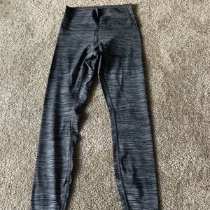 Black gray lululemon leggings size 4